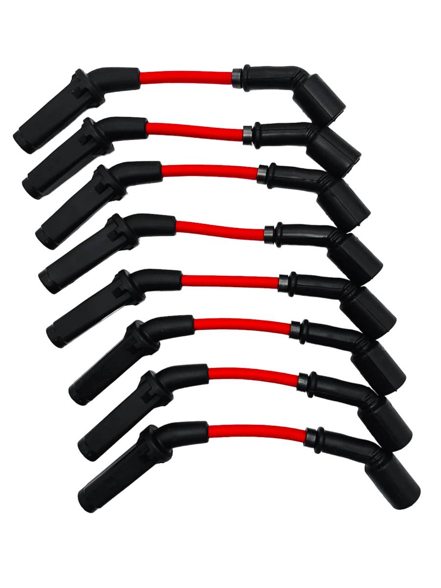 99-23 GM 6.0L/6.2L LS2/LS3/LSA/LS7/LS9 Cars Hi-Perf Coil-Near-Plug Wire Conn Kit - Red - Granatelli Motor Sports
