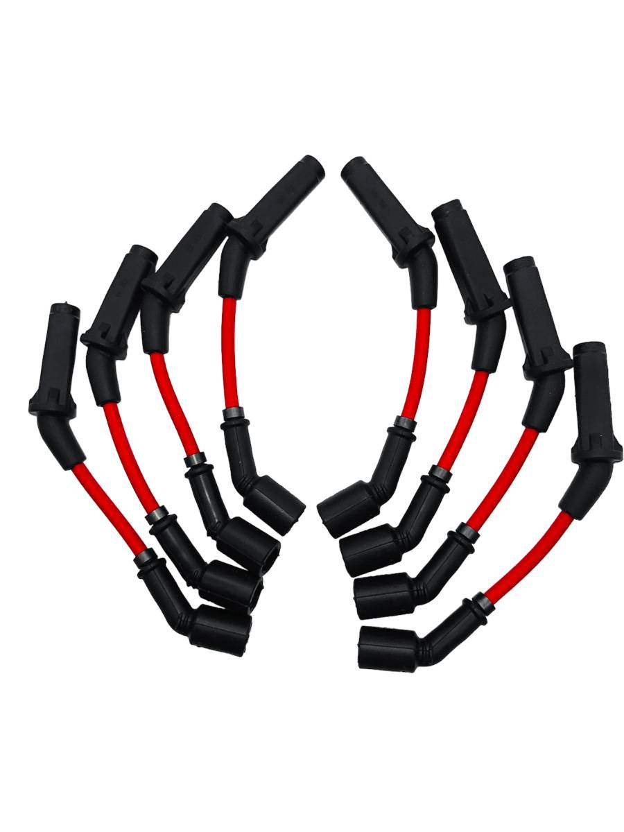 99-23 GM 6.0L/6.2L LS2/LS3/LSA/LS7/LS9 Cars Hi-Perf Coil-Near-Plug Wire Conn Kit - Red - Granatelli Motor Sports