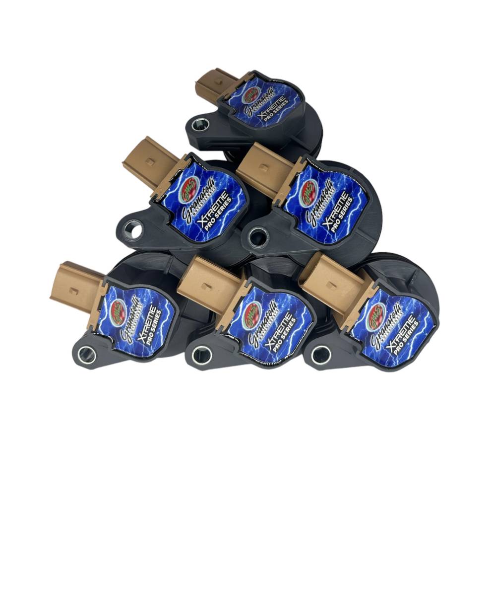 11-16 Ford EcoBoost 3.5TT Hi-Perf Coil-On-Plug Wire Conn Kit w/Coil Packs (65K Volts) - Granatelli Motor Sports