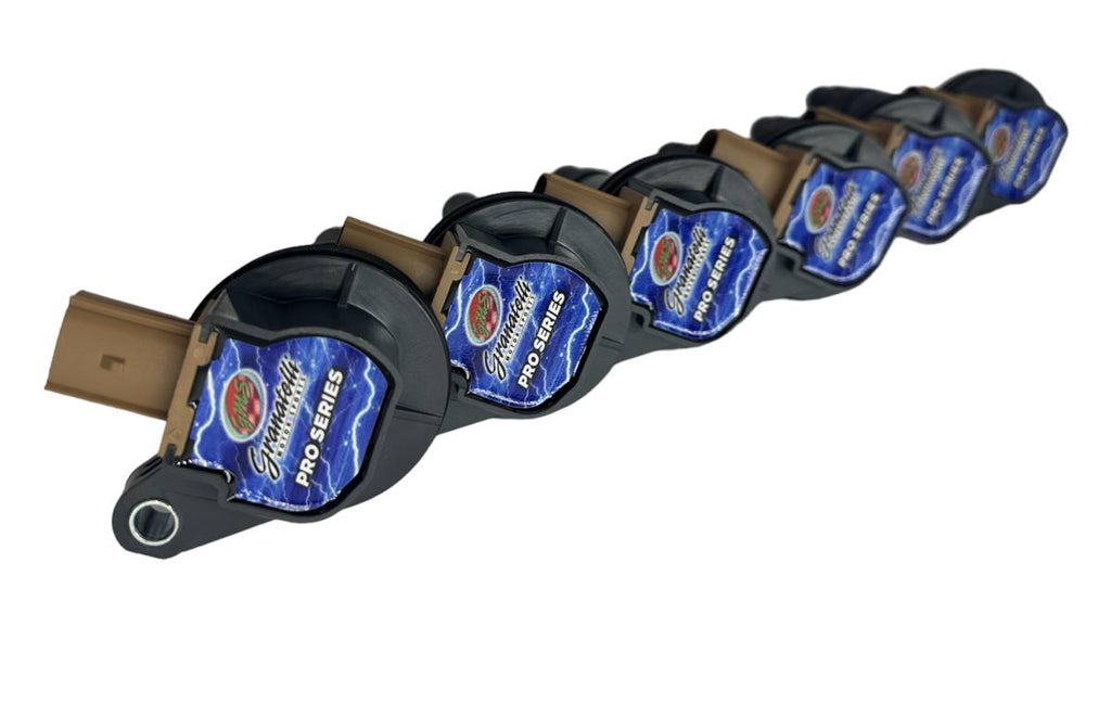 18-23 Ford EcoBoost 3.5TT Hi-Perf Coil-On-Plug Wire Conn Kit w/Coil Packs (60K Volts) - Granatelli Motor Sports