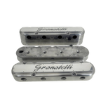 Granatelli Motor Sports LS 2 pc Tall Valve Cover Polished Finish, 4.8, 5.3, 5.7, 6.0, 6.2, 7.0L, Pair - Granatelli Motor Sports