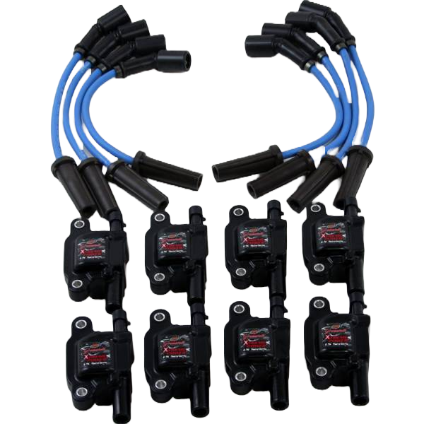 Pro Series Xtreme 80,000V Coil Pack & 0-Ohm Wire Kit for GM L83 5.3L & L86 6.2L – 28-5362KIT - Granatelli Motor Sports