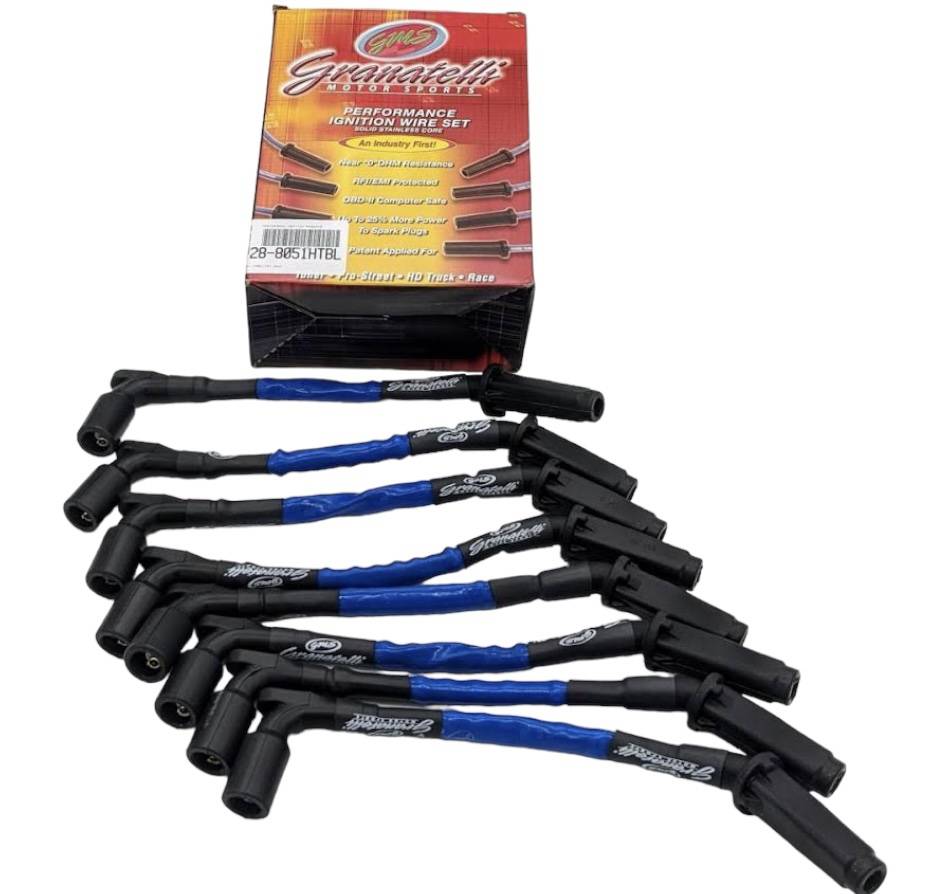 20-23 GM LT2 6.2L Hi-Perf Coil-Near-Plug Ignition Wire Connector Kit w/Blue Jacket - Granatelli Motor Sports