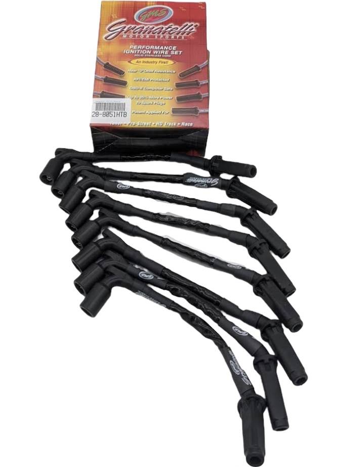 20-23 GM LT2 6.2L Hi-Perf Coil-Near-Plug Ignition Wire Connector Kit w/Black Jacket - Granatelli Motor Sports