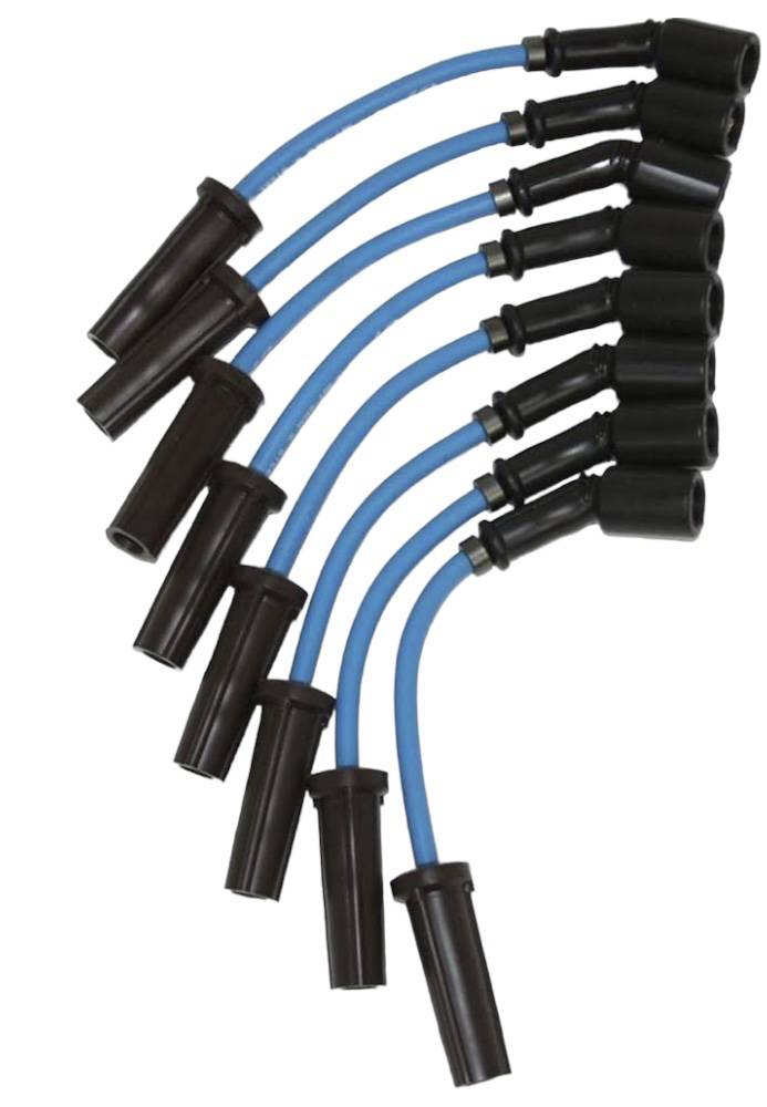 99-23 GM Truck/SUV V8 (Excl 8.1L) Hi-Perf Coil-Near-Plug Wire Conn Kit w/9in Lead - Blue - Granatelli Motor Sports