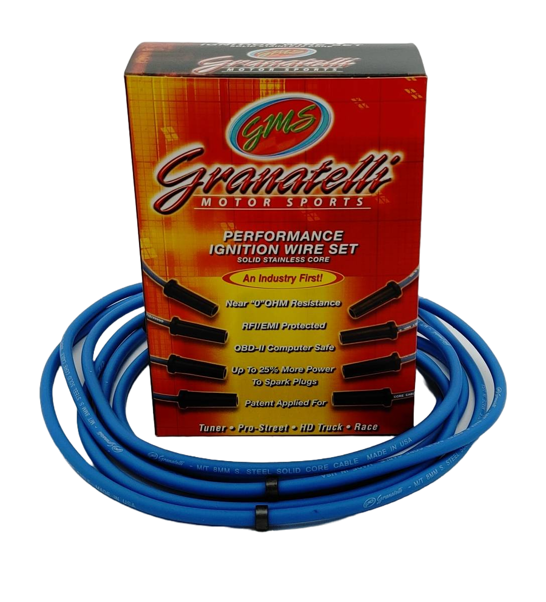 03-07 Dodge 5.7L Hemi Perf Ignition Wire Conn Kit - Blue - Granatelli Motor Sports