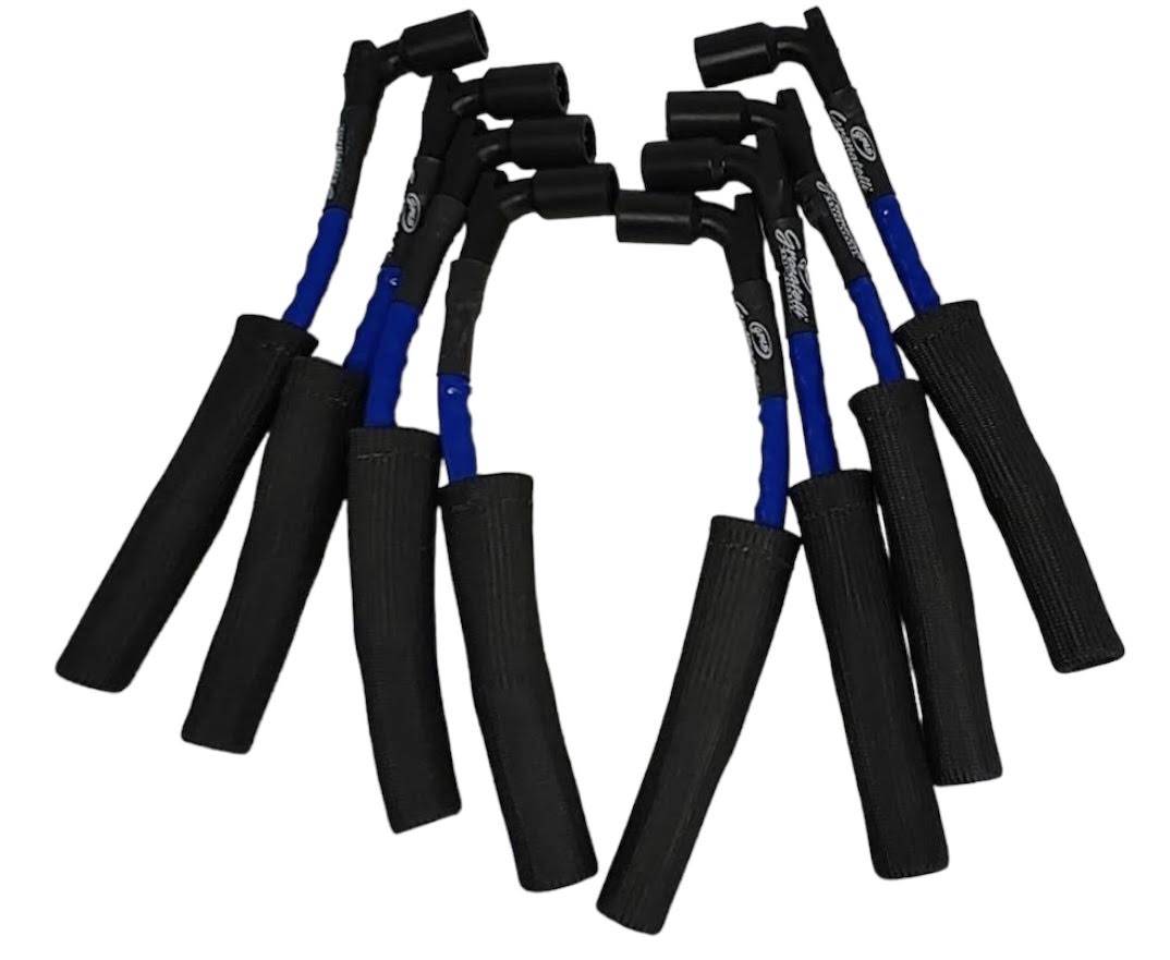 20-23 GM LT2 6.2L Hi-Perf Coil-Near-Plug Wire Connector Kit w/Blue Jacket/Black Sleeve - Granatelli Motor Sports