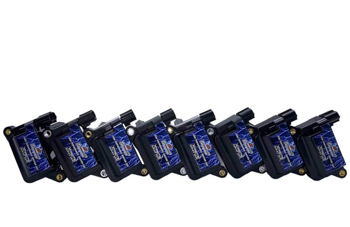 05-17 Dodge 5.7L/6.1L/6.4L Xtreme Coil On Plug Wire Conn Kit w/Coil Pack - Blk (Set of 8) - Granatelli Motor Sports