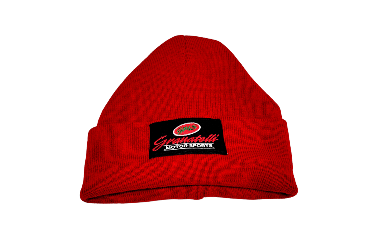 Motor Sports BEANIE HAT RED - Granatelli Motor Sports