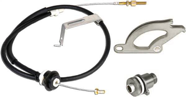 79-04 Ford Mustang Clutch Quadrant Kit w/Billet Quad (Adj Cable/Firewall Adj) - Granatelli Motor Sports