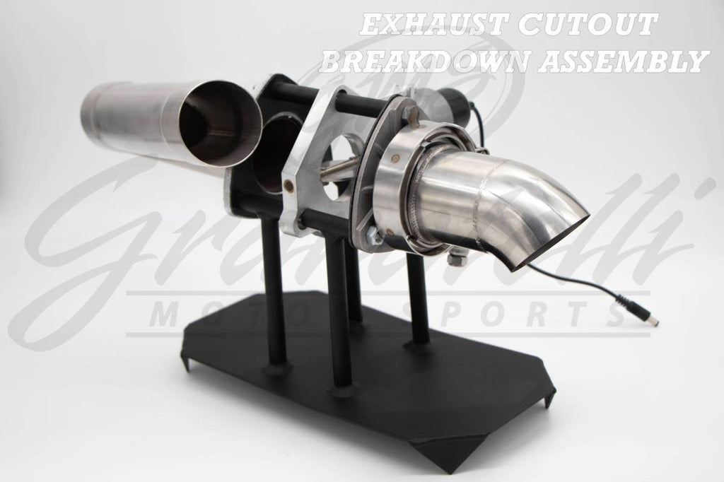 2.25" SS Slip-Fit Electronic Exhaust Cutout Kit - Granatelli Motor Sports