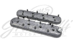 Granatelli Motor Sports LS Valve Cover Cast Finish, 4.8, 5.3, 5.7, 6.0, 6.2, 7.0L, Pair - Granatelli Motor Sports