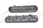 Granatelli Motor Sports LS Valve Cover Cast Finish, 4.8, 5.3, 5.7, 6.0, 6.2, 7.0L, Pair - Granatelli Motor Sports