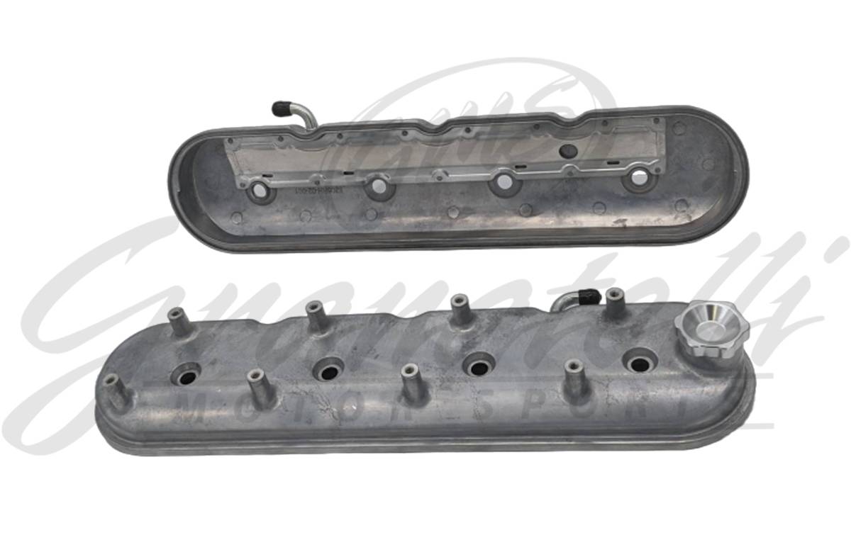 Granatelli Motor Sports LS Valve Cover Cast Finish, 4.8, 5.3, 5.7, 6.0, 6.2, 7.0L, Pair - Granatelli Motor Sports