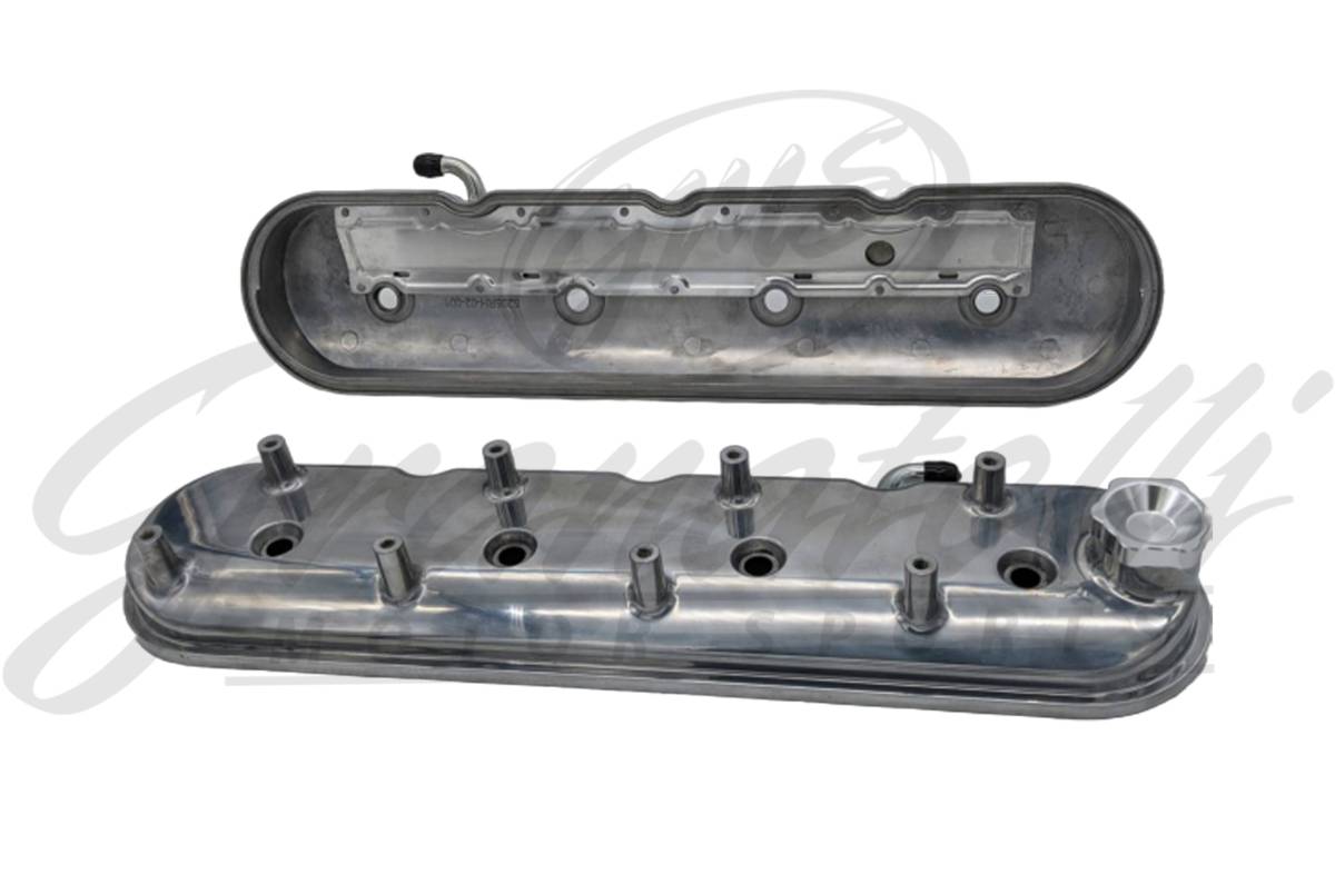 Granatelli Motor Sports LS Valve Cover Polished Finish, 4.8, 5.3, 5.7, 6.0, 6.2, 7.0L, Pair - 640366 - Granatelli Motor Sports
