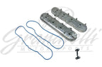 Granatelli Motor Sports LS Valve Cover Polished Finish, 4.8, 5.3, 5.7, 6.0, 6.2, 7.0L, Pair - 640366 - Granatelli Motor Sports