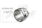 Motor Sports Universal 95MM MAF Billet Housing Slot Style Meter 280099 - Granatelli Motor Sports