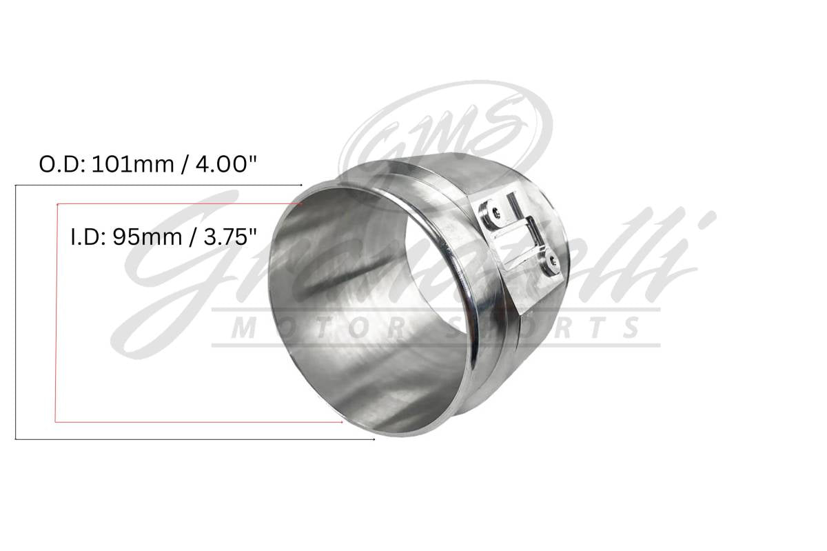 Motor Sports Universal 95MM MAF Billet Housing Slot Style Meter 280099 - Granatelli Motor Sports