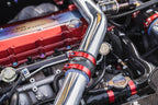 Red Anodized Billet Aluminum Hose Clamp 77.8mm–79.8mm (Approx. 3.06"–3.14") – 971275R - Granatelli Motor Sports