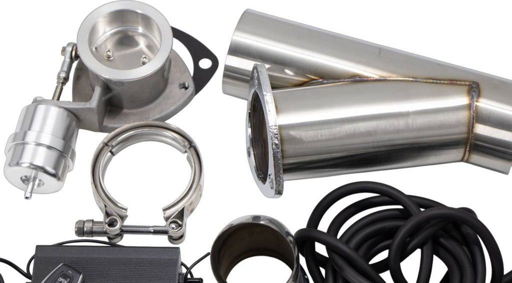 Granatelli Motor Sports Vacuum/Pressure Controlled Electronic Exhaust Cutout Systems - Stainless Steel Slip-Fit 309525 - Granatelli Motor Sports