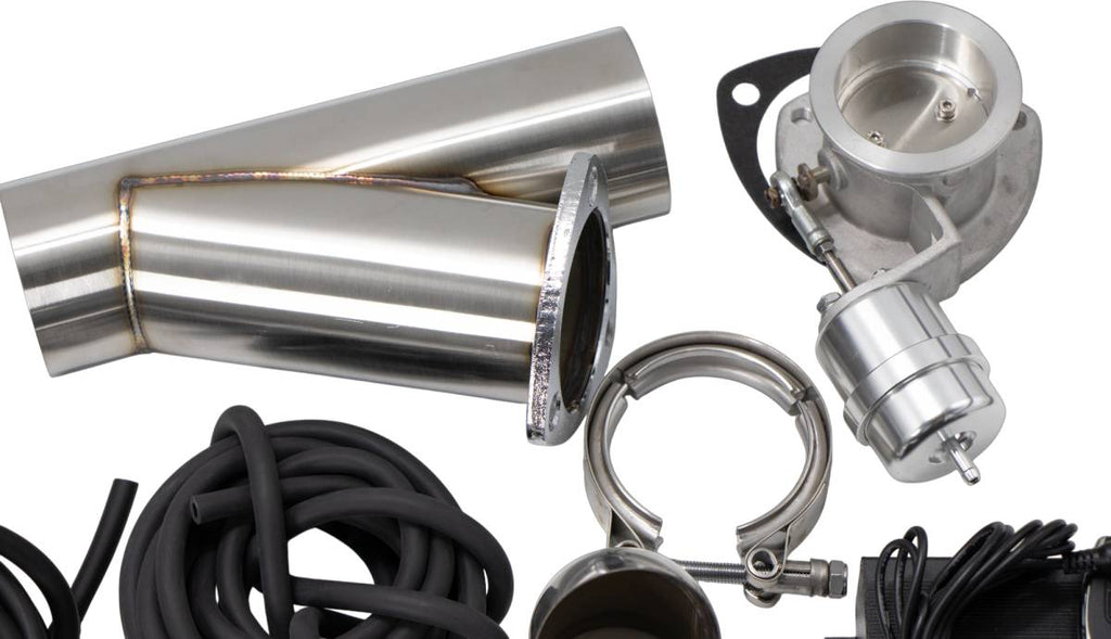 Granatelli Motor Sports Vacuum/Pressure Controlled Electronic Exhaust Cutout Systems - Stainless Steel Slip-Fit 309525 - Granatelli Motor Sports