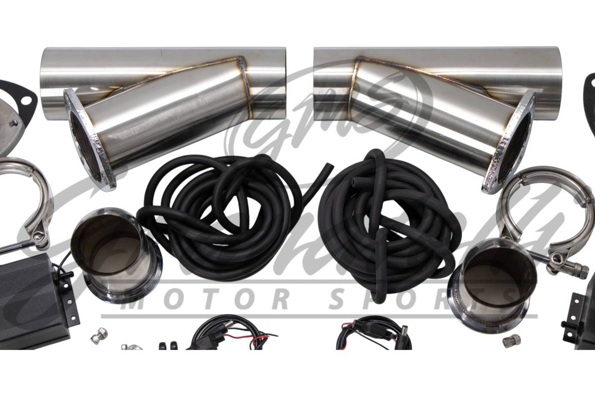 Granatelli Motor Sports Vacuum/ Pressure Controlled Electronic Exhaust Cutout Systems - Stainless Steel Weld In 309630K - Granatelli Motor Sports