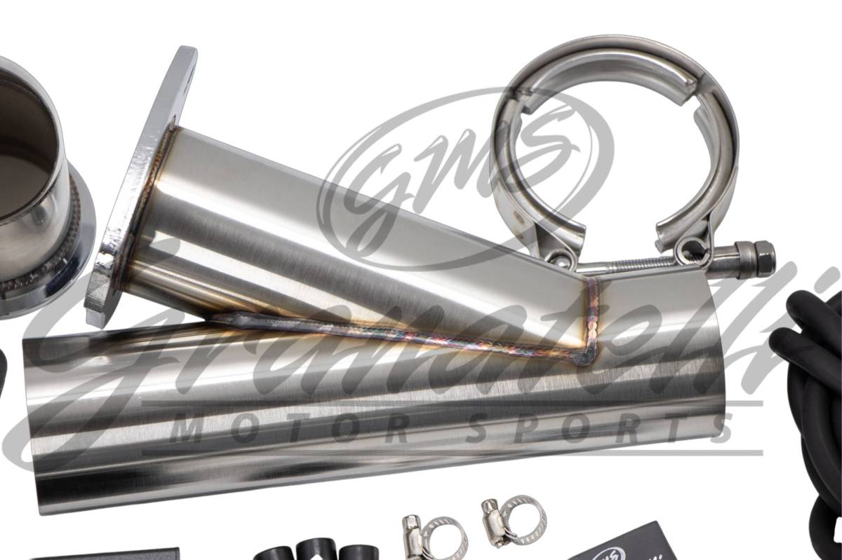 Granatelli Motor Sports Vacuum/ Pressure Controlled Electronic Exhaust Cutout Systems - Stainless Steel Weld In 309630K - Granatelli Motor Sports