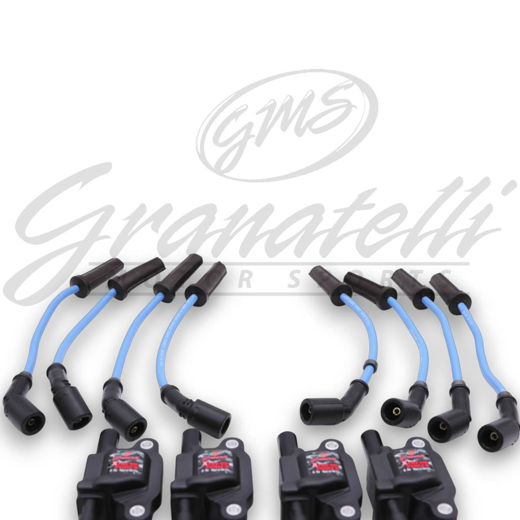Pro Series Xtreme 80,000V Coil Pack & 0-Ohm Wire Kit for GM L83 5.3L & L86 6.2L – 28-5362KIT - Granatelli Motor Sports