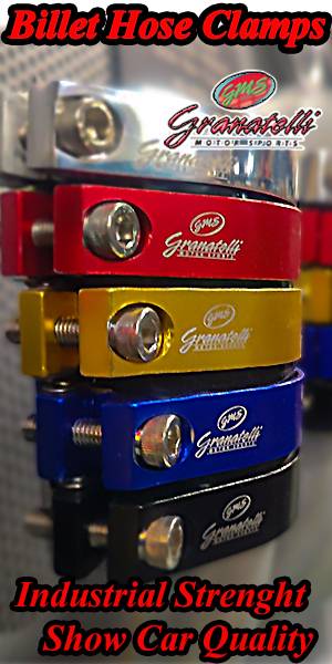 Polished Billet Aluminum Hose Clamp 42mm–44mm (Approx. 1.65"–1.73") – 971150P - Granatelli Motor Sports