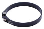Black Anodized Billet Aluminum Hose Clamp 109.6mm–111.6mm (Approx. 4.31"–4.39") – 971400 - Granatelli Motor Sports