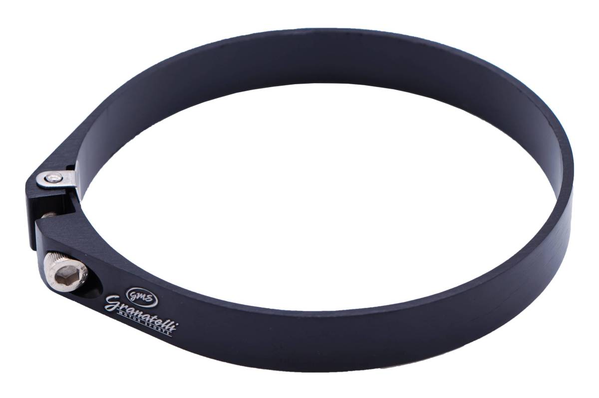 Black Anodized Billet Aluminum Hose Clamp 109.6mm–111.6mm (Approx. 4.31"–4.39") – 971400 - Granatelli Motor Sports
