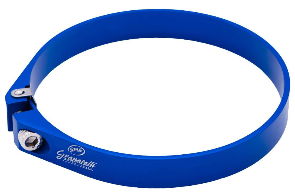 Blue Anodized Billet Aluminum Hose Clamp 97.5mm–99.5mm (Approx. 3.83"–3.91") – 971350B - Granatelli Motor Sports