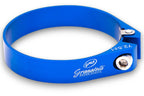 Blue Anodized Billet Aluminum Hose Clamp 71.5mm–73.5mm (Approx. 2.81"–2.89") – 971250B - Granatelli Motor Sports