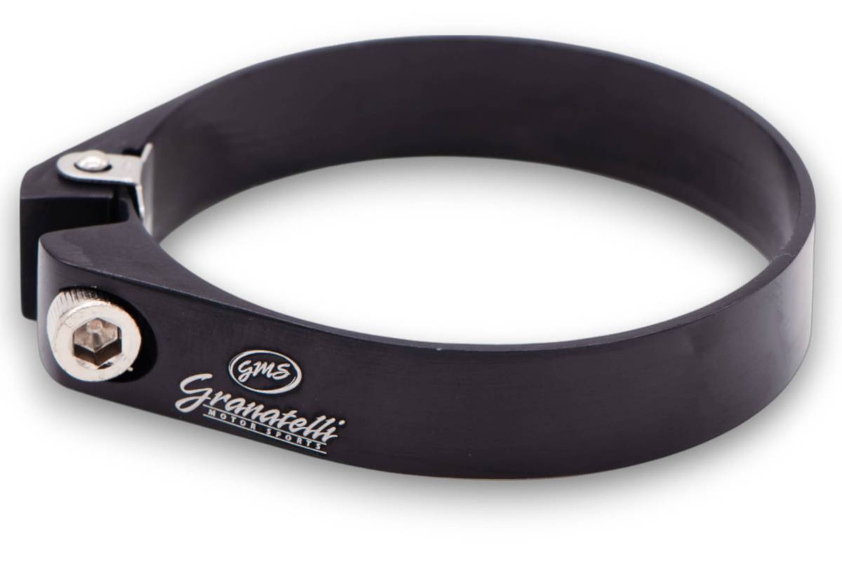 Black Billet Aluminum Hose Clamp 47.5mm–49.5mm (Approx. 1.87"–1.94") – 971175 - Granatelli Motor Sports