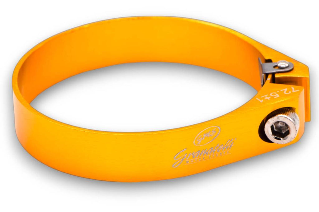 Gold Billet Aluminum Hose Clamp 47.5mm–49.5mm (Approx. 1.87"–1.94") – 971175G - Granatelli Motor Sports