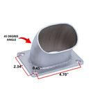 Single 3" Electronic Exhaust Oval Cutout Kit – Stainless Weld-In (313530) - Granatelli Motor Sports
