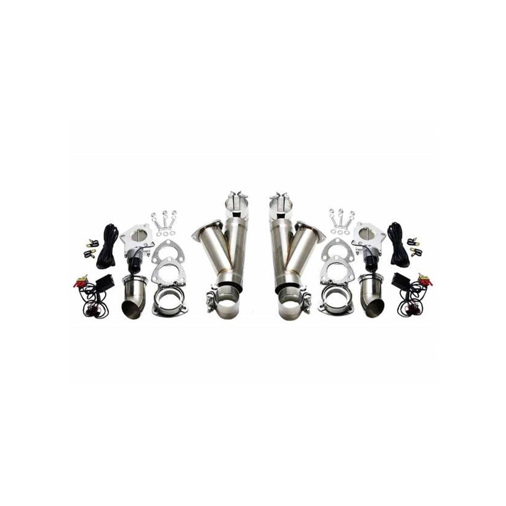 2.25" SS Slip-Fit Electronic Exhaust Cutout Kit - Granatelli Motor Sports