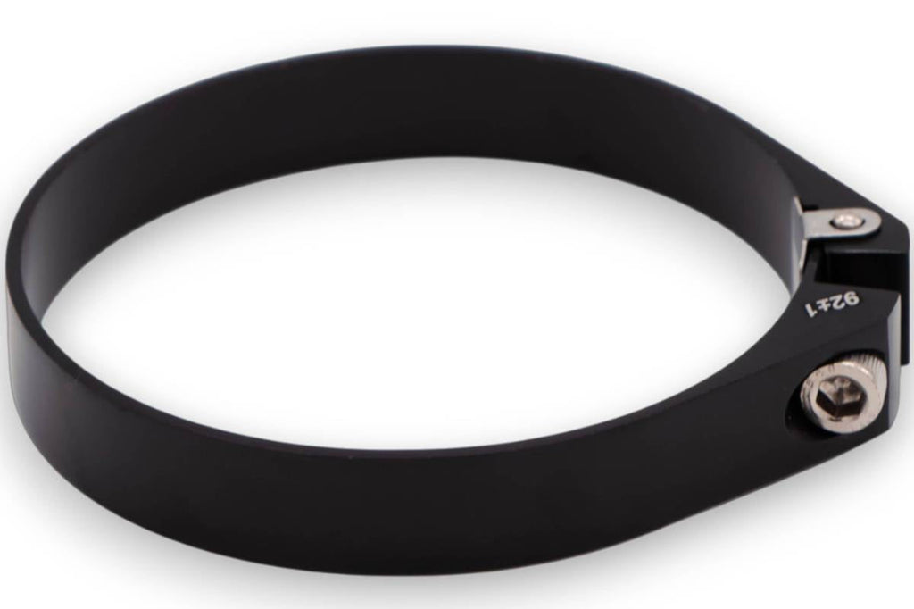 Black Anodized Billet Aluminum Hose Clamp 109.6mm–111.6mm (Approx. 4.31"–4.39") – 971400 - Granatelli Motor Sports