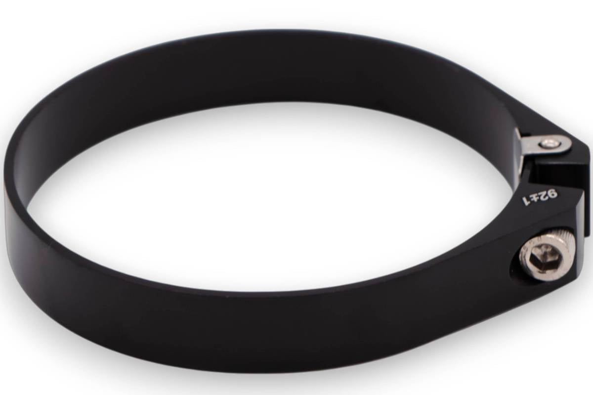 Black Anodized Billet Aluminum Hose Clamp 109.6mm–111.6mm (Approx. 4.31"–4.39") – 971400 - Granatelli Motor Sports