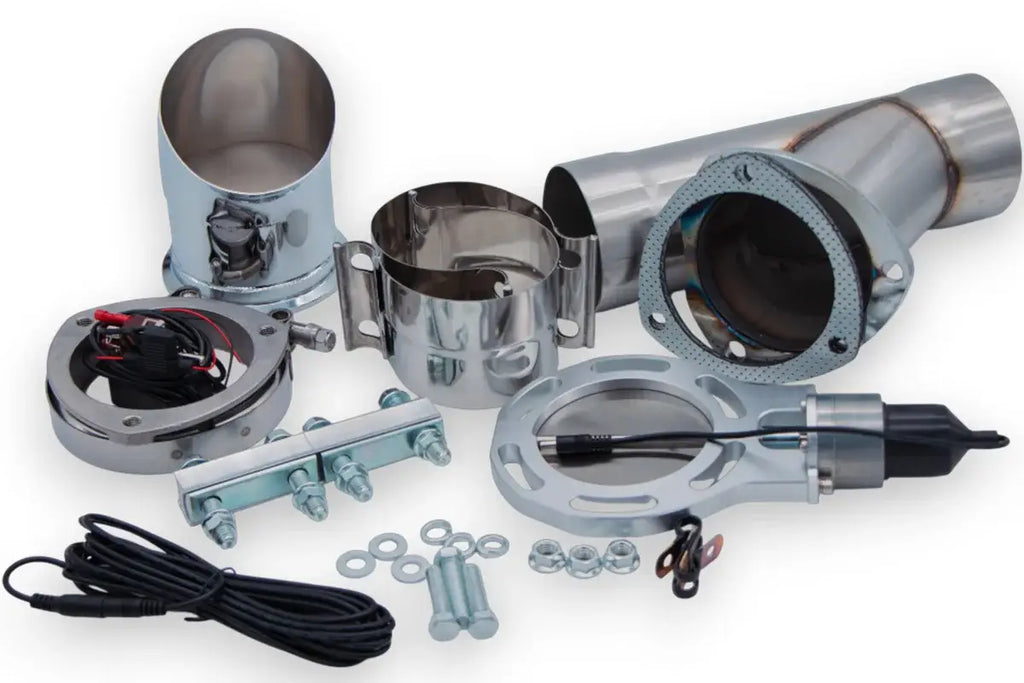 Granatelli Electronic Exhaust Cutout Kit 302535D - SS Slip-Fit - Granatelli Motor Sports