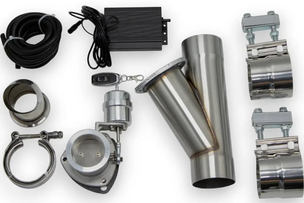 Granatelli Motor Sports Vacuum/Pressure Controlled Electronic Exhaust Cutout Systems - Stainless Steel Slip-Fit 309525 - Granatelli Motor Sports