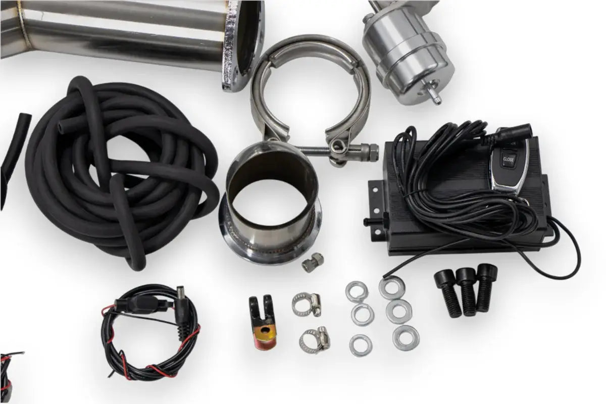 Granatelli Motor Sports Vacuum/ Pressure Controlled Electronic Exhaust Cutout Systems - Stainless Steel Weld-In 309625K - Granatelli Motor Sports