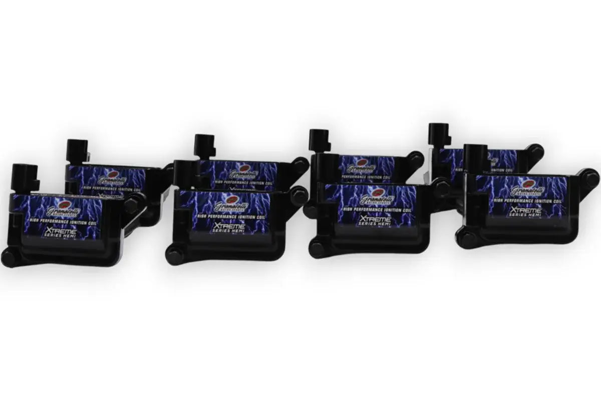 05-17 Dodge 5.7L/6.1L/6.4L Xtreme Coil On Plug Wire Conn Kit w/Coil Pack - Blk (Set of 8) - Granatelli Motor Sports