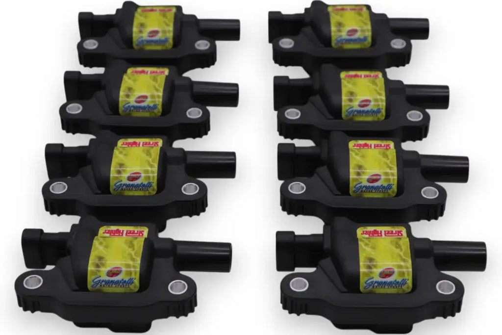 05-13 GM LS1/LS2/LS3/LS4/LS5/LS6/LS7/LS9 Street Fighter Coil Packs - Black (Set of 8) - Granatelli Motor Sports