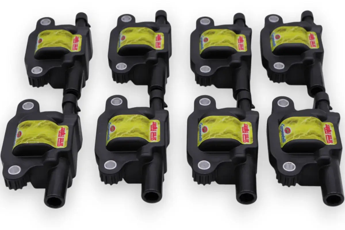 05-13 GM LS1/LS2/LS3/LS4/LS5/LS6/LS7/LS9 Street Fighter Coil Packs - Black (Set of 8) - Granatelli Motor Sports