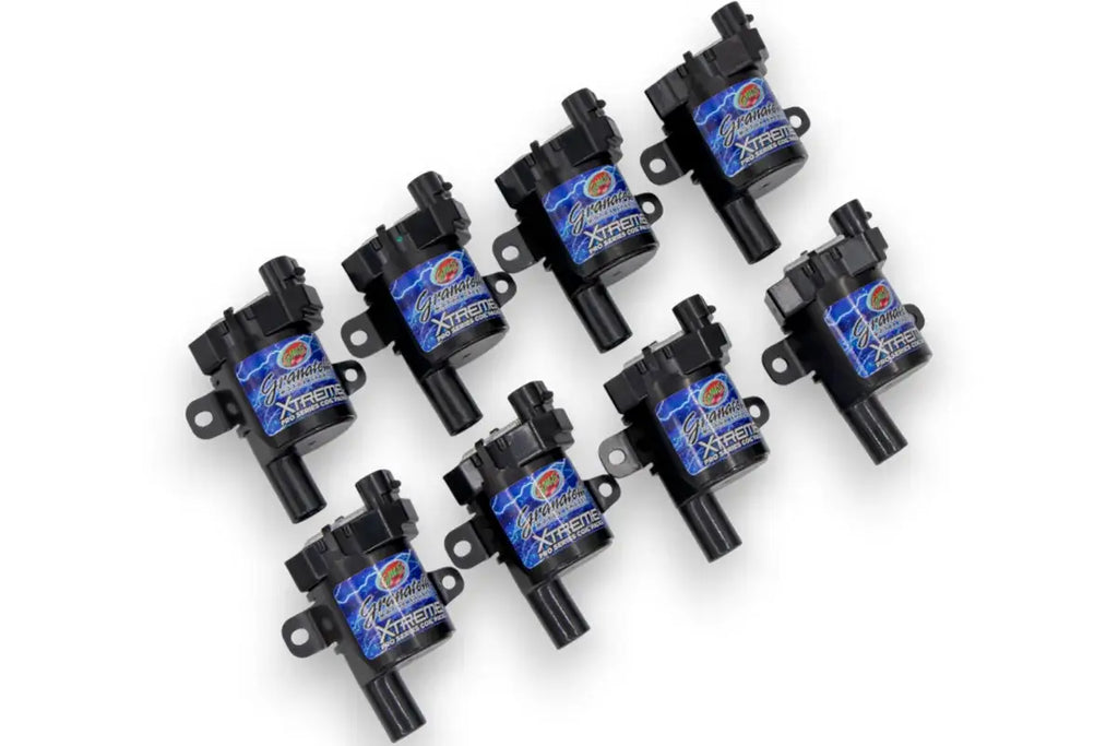 97-12 GM LS 4.8L/5.3L Trucks/SUV Cylindrical Pro Series Xtreme Coil Packs - Granatelli Motor Sports