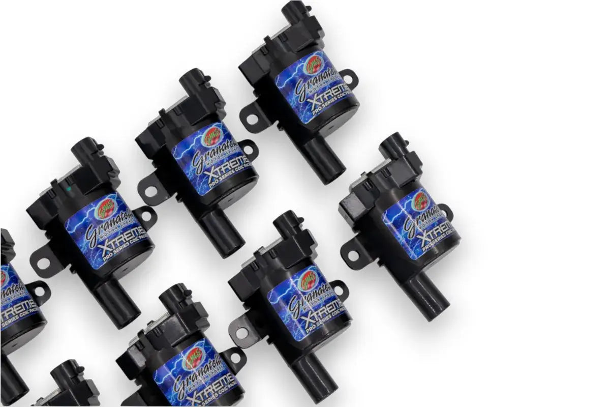 97-12 GM LS 4.8L/5.3L Trucks/SUV Cylindrical Pro Series Xtreme Coil Packs - Granatelli Motor Sports