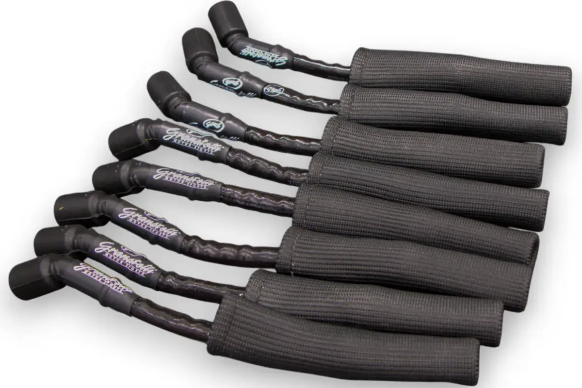 14-23 GM LT1 6.2L Hi-Perf Coil-Near-Plug Wire Conn Kit w/Blk Jacket/Black Sleeve - Granatelli Motor Sports