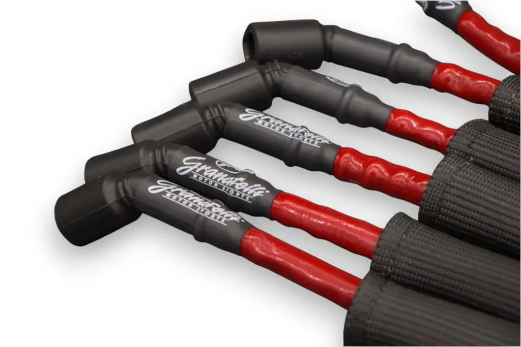 14-23 GM LT1 6.2L Hi-Perf Coil-Near-Plug Wire Connector Kit w/Red Jacket/Blk Sleeve - Granatelli Motor Sports