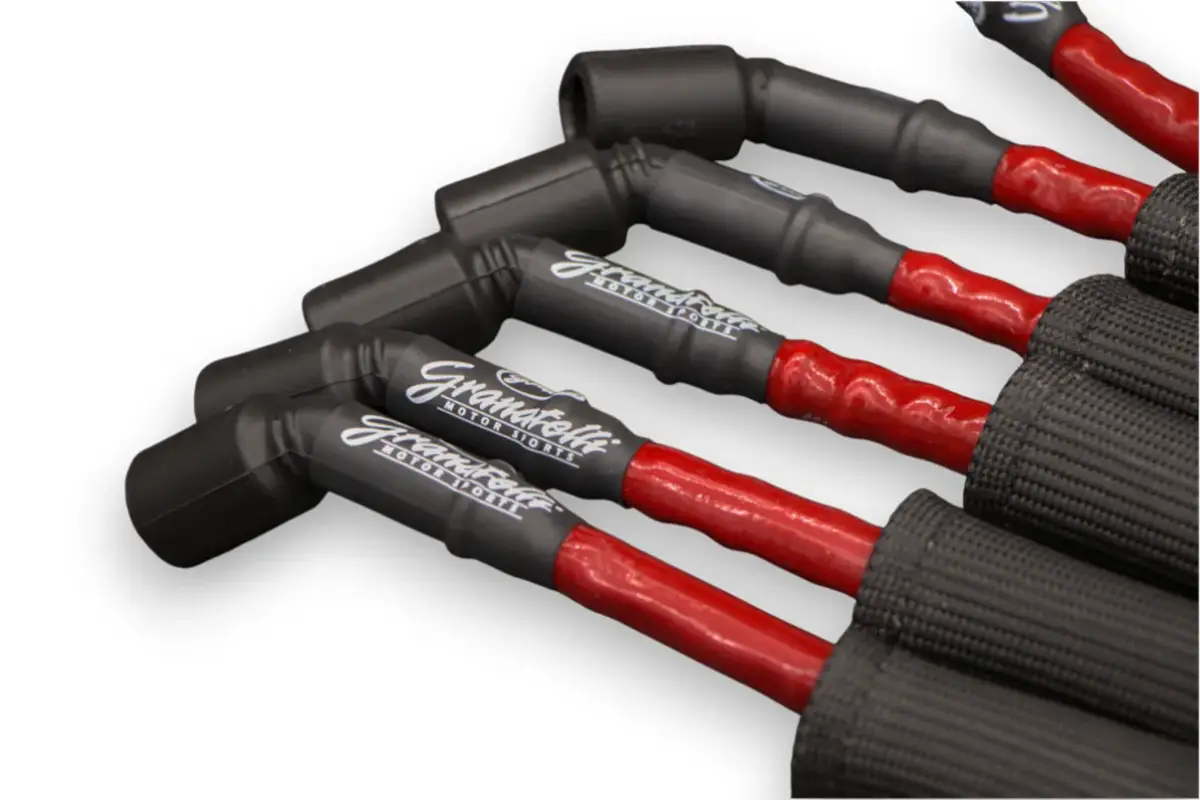 14-23 GM LT1 6.2L Hi-Perf Coil-Near-Plug Wire Connector Kit w/Red Jacket/Blk Sleeve - Granatelli Motor Sports